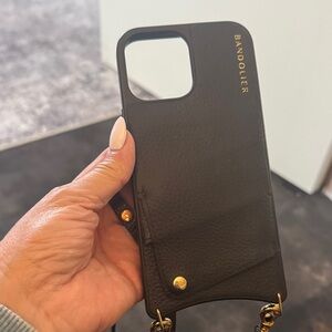 Bandolier Black Case with Gold Details